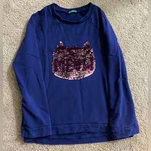 United colors of Benetton girls Sweatshirt size L 140 8-9 years